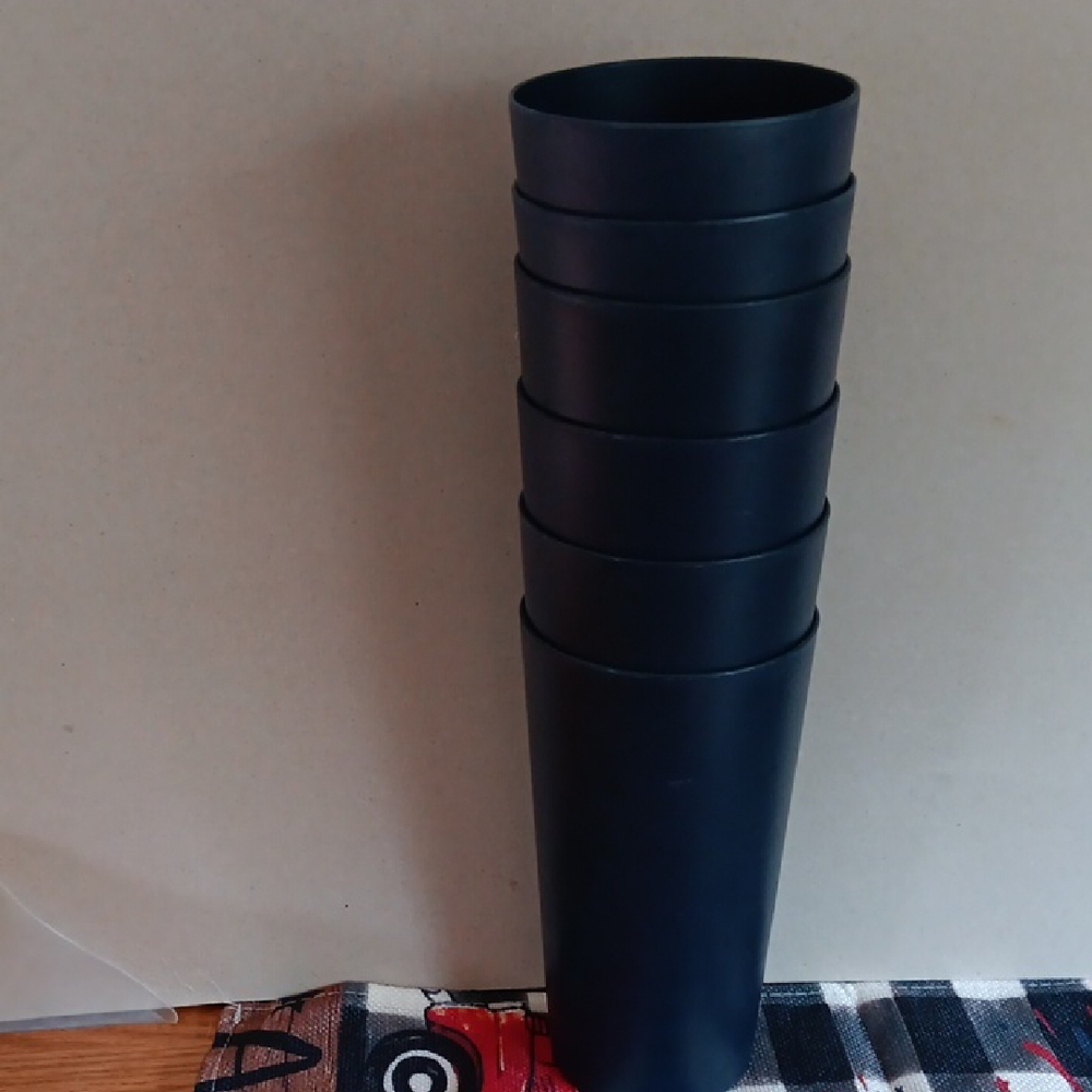 Set of Navy blue Stackable Cups